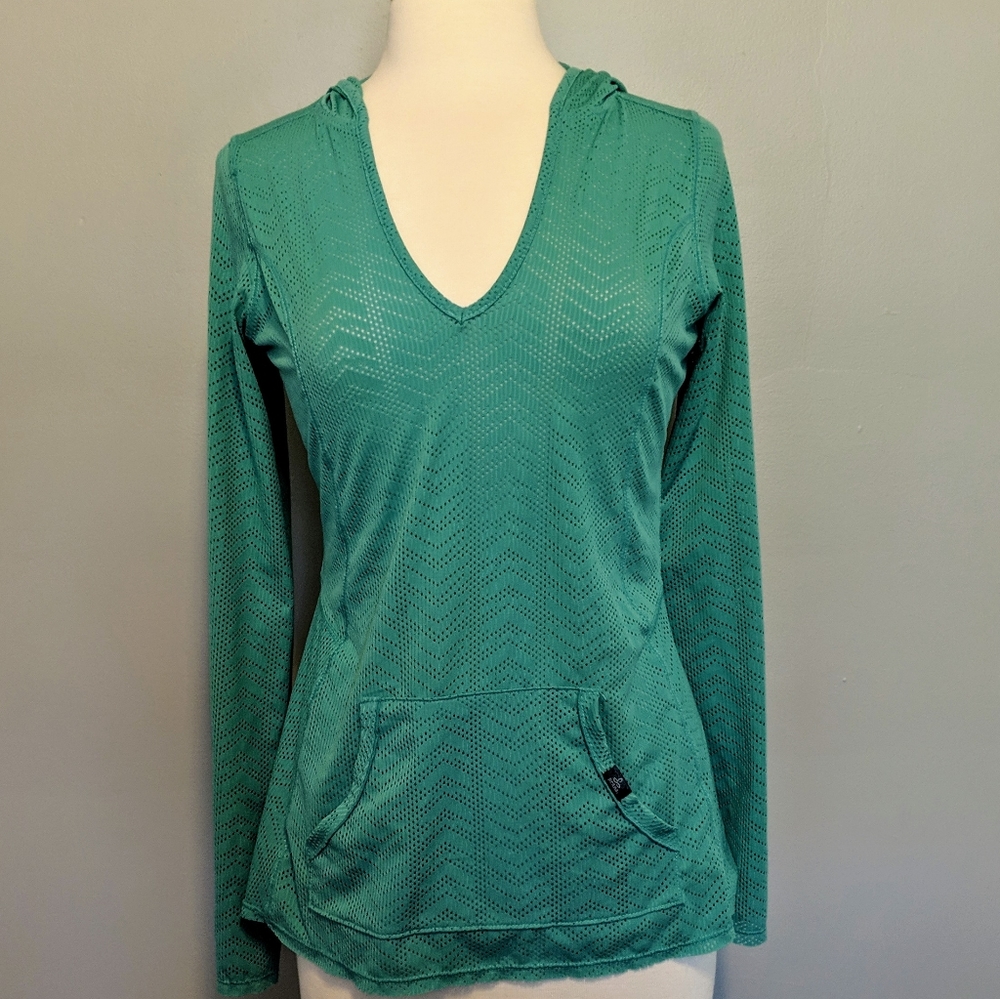 Prana Breathable Mesh Hooded Top